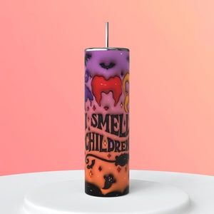 Hocus Pocus I smell children 3D puffy tumbler